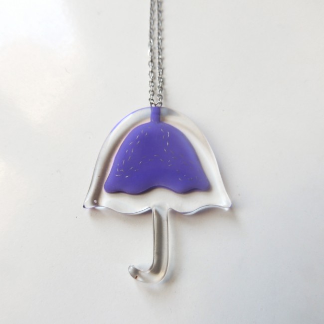 The Purple Umbrella - Necklace