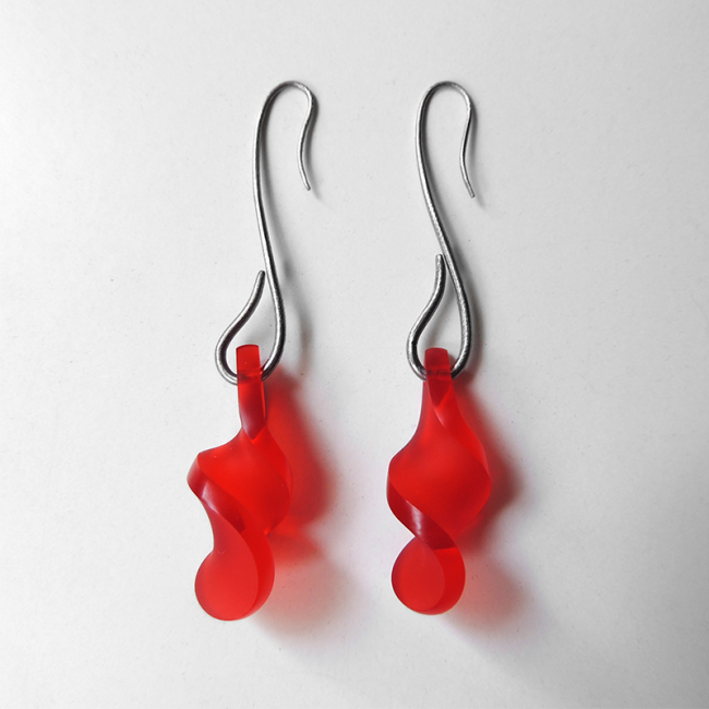 Twisted Drops - Red