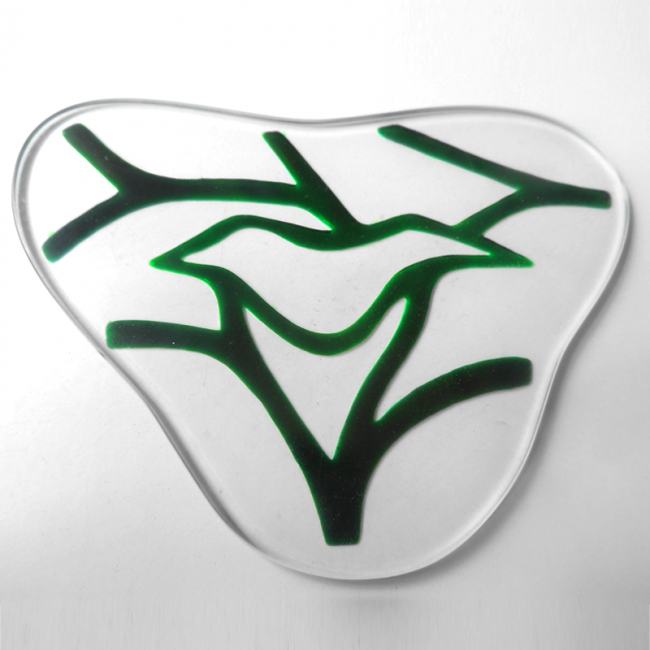 "Not an Oil Spill" Coaster - Green