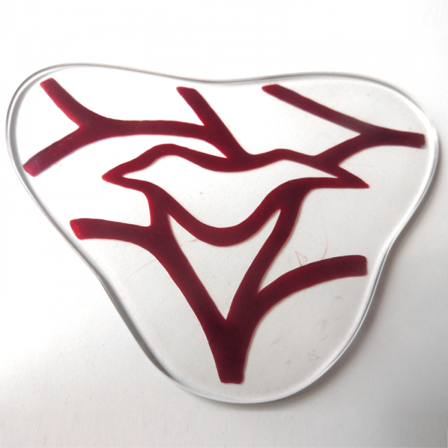 "Not an Oil Spill" Coaster - Red