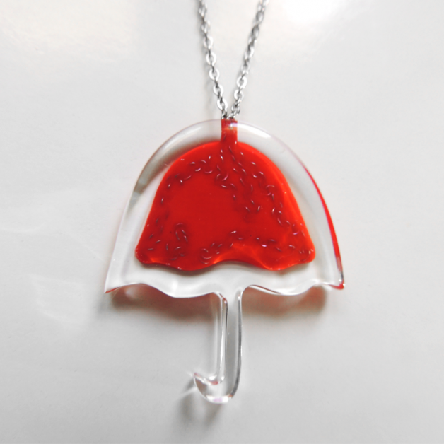 The Red Umbrella - Necklace